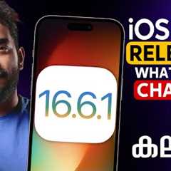iOS 16.6.1 Released | What''s NEW!- in Malayalam