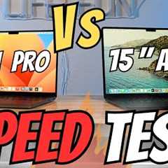 Which is FASTER: New 15 inch MacBook Air vs Older M1 Pro?