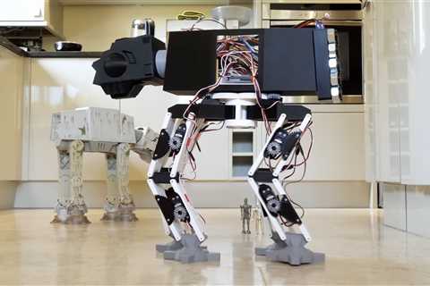 James Bruton builds a walking AT-AT robot