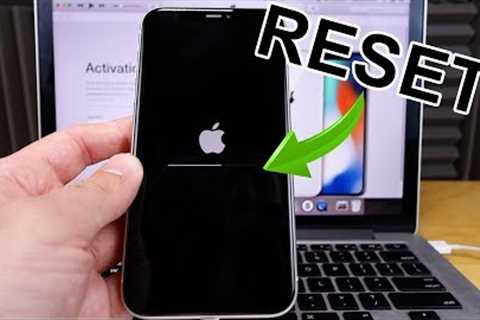 iPhone X,Xs,11 -  How to Hard Reset, Factory Reset (Forgot Password)
