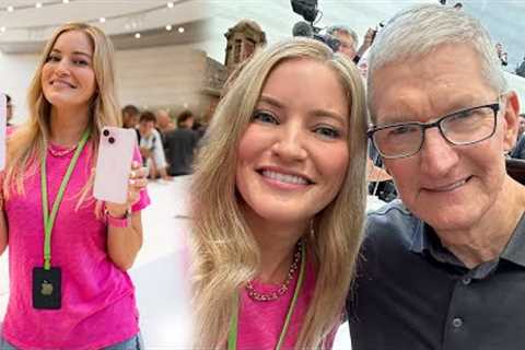 iPhone 15 Apple Event Vlog! My day at Apple!