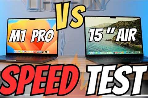 Which is FASTER: New 15 inch MacBook Air vs Older M1 Pro?