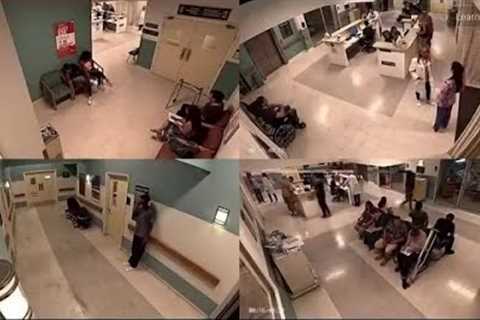 People VANISHING from inside Hospital caught on four different CCTV cameras