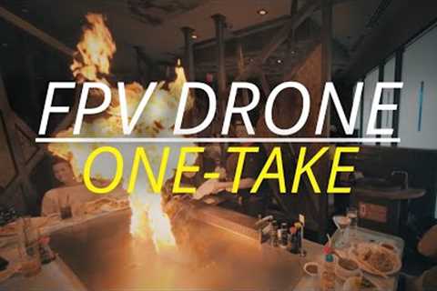 Epic FPV Indoor Drone Tour at Hibachi 🔥 Restaurant  / One-Take