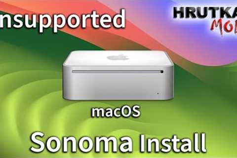 Installing macOS Sonoma On A 2009 Mac Mini (OpenCore Legacy Patcher)