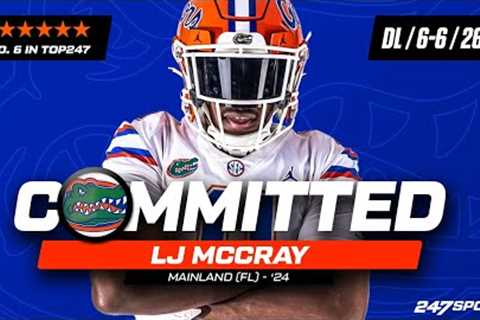 WATCH: 5-star DL LJ McCray commits to Florida Gators LIVE on 247Sports