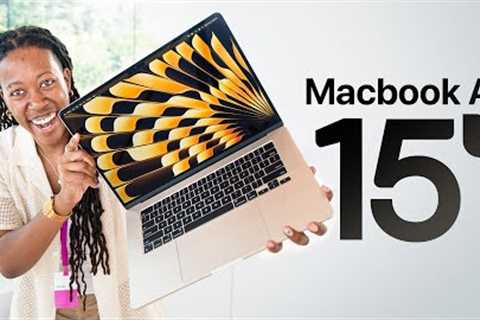 Apple MacBook Air 15  - Hands On + First Look!