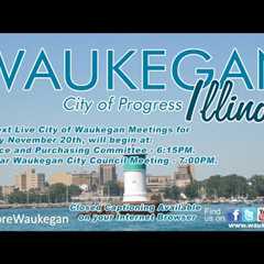 2023-11-20 City of Waukegan Finance and Purchasing Committee and City Council Meetings