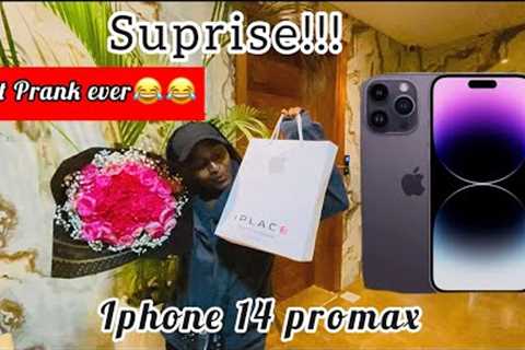 I GOT YOU IPHONE 14 pro max.😱PRANK TO MY SISTER😩😳(this was so painfull for her)😭see her reaction