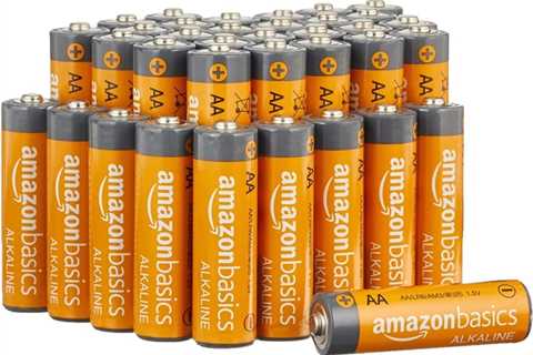 AmazonBasics AA Alkaline Batteries 72-Pack  for $24