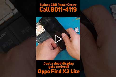 NO CRACKS BUT NOT DISPLAYING ANYTHING [OPPO FIND X3 LITE] | Sydney CBD Repair Centre #shorts