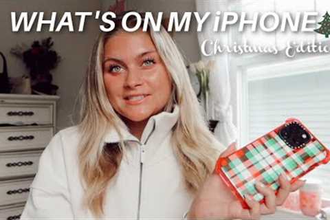 WHAT''S ON MY iPHONE 14 PRO MAX | CHRISTMAS EDITION