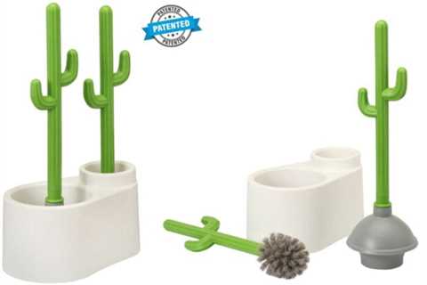 Cactus Plunger and Toilet Bowl Brush: Howdy Do, Partner?