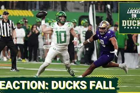 REACTION: Oregon''s title hopes vanquished in another Washington loss | Oregon Ducks Podcast