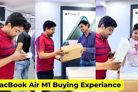 Buying Macbook Air M1 from Bajaj Store | Macbook Air M1 Buying Vlog | Macbook Air first impressions