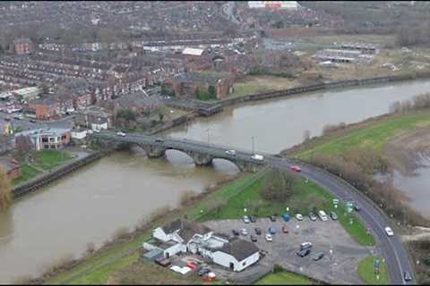 Gainsborough River Trent Flooding Update : 11th Jan 2024 By Drone