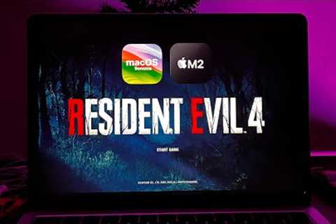Playing Resident Evil 4 on MacBook Air M2 (Base)!