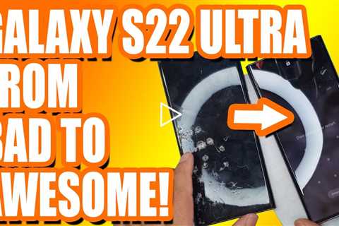 BUSTED TO BRAND NEW! Samsung Galaxy S22 Ultra Screen Replacement | Sydney CBD Repair Centre