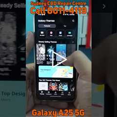 How can you use themes and install new ones? [SAMSUNG GALAXY A25 5G] | Sydney CBD Repair Centre