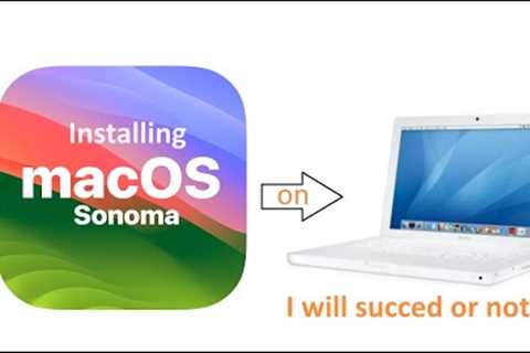 Installing mac Os Sonoma on 2010 13 inch MacBook I was succesful or not?