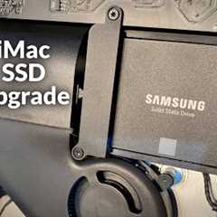 Apple iMac SSD Upgrade Speed Test vs HDD | Opening Apps, Boot time Fast as M3?