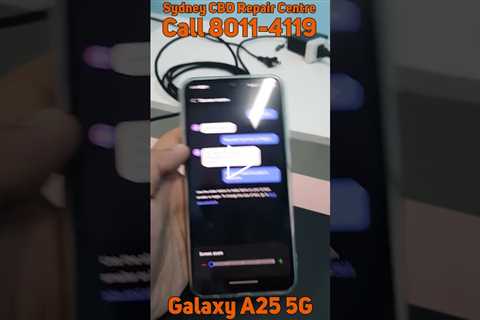 How to change the screen zoom? [SAMSUNG GALAXY A25 5G] | Sydney CBD Repair Centre