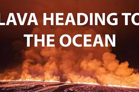 More Roads At Risk as Lava is Heading Now Towards the Ocean Which Could be Fatal in Iceland