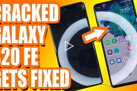 DROPPED AND CRACKED! Samsung Galaxy S20 FE Screen Replacement | Sydney CBD Repair Centre