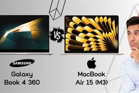 Samsung Galaxy Book 4 360 vs Apple MacBook Air 15 M3 - spec review & comparison