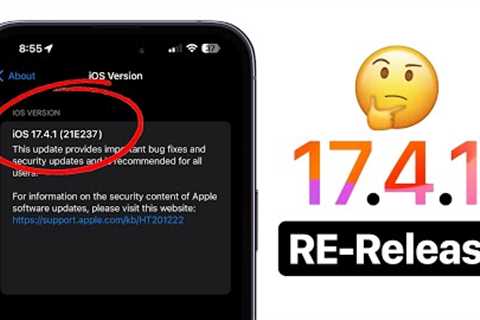 iOS 17.4.1 Re-Release Today - What You Need To Know!