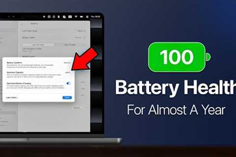 The ONLY Way To Maintain 100% MacBook Battery Health