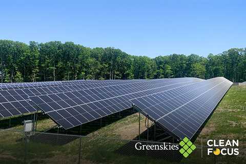 Greenskies installs ground-mount solar array for Connecticut high school