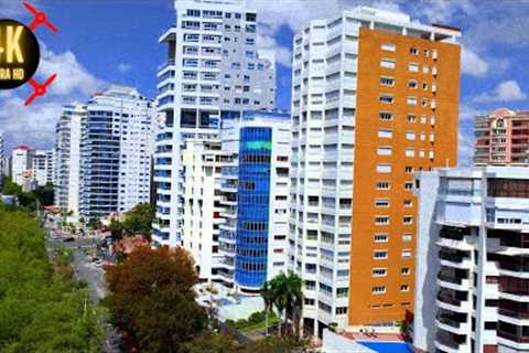 La Esperilla: An Upper Class District in Santo Domingo, Drone Aerial Footage in 4K Ultra HD