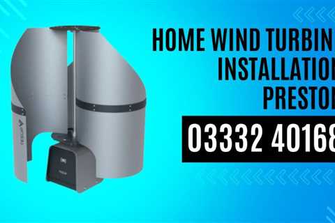 Home Wind Turbine Installation Blackburn