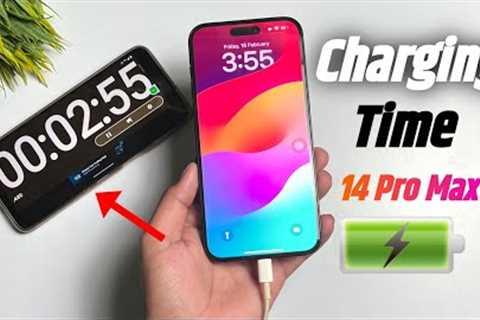 iPhone 14 Pro Max Battery Charging Test iPhone 14 Pro Max Battery Charging Time | Charging Time |