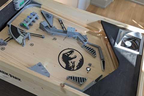 This DIY Jurassic Park pinball machine is a T-Rexcellent use of Arduino