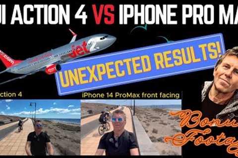 DJI Action 4 vs Iphone 14 Pro Max - Lanzarote May 2024............with Hannah Waddingham(?!)