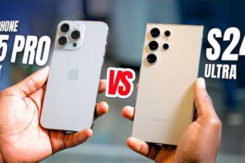 CHOOSE WISELY 💸 Galaxy S24 Ultra Vs iPhone 15 Pro Max (With IOS 18)