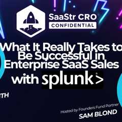 CRO Confidential: What It Really Takes to Be Successful in Enterprise SaaS Sales with Christian..