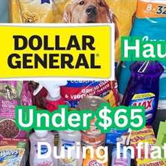 Dollar General Haul Under $65 During Inflation #inflation #haul
