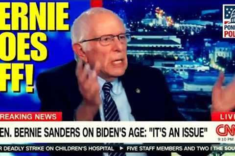 Fed Up Bernie Sanders CALLS OUT Media to CNN Host''s FACE!