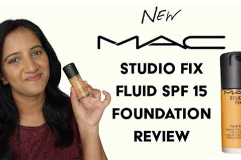 NEW M.A.C Studio Fix Fluid Foundation Review | NC 42