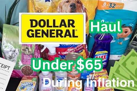 Dollar General Haul Under $65 During Inflation #inflation #haul