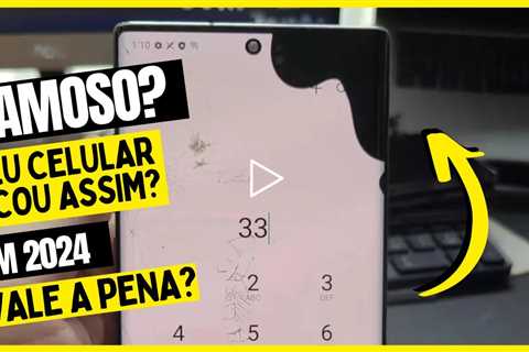 CELULAR COM BATERIA VICIADA? TELA COM MANCHA PRETA? COMO RESOLVER TROCA DE TELA NOTE 10 PLUS