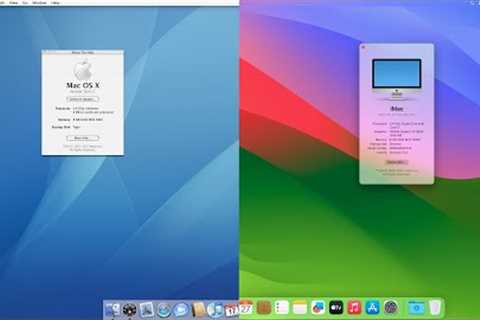 Running Mac OS X Tiger and macOS Sonoma on the same computer (Hackintosh)