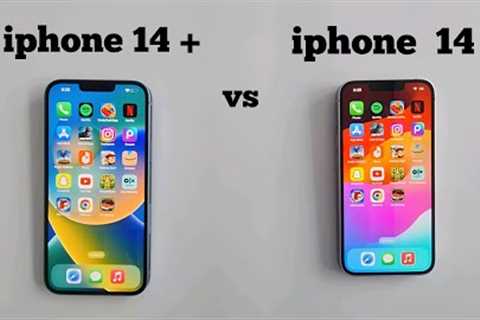 iphone 14 vs 14 Plus Speed Test || in 2024