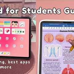 iPad for Students ✏️ note taking, best apps, tips & accessories