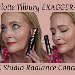 Charlotte Tilbury Exagger-eyes Mascara, MAC Studio Radiance Concealer, Kosas Blush is life. Merit…