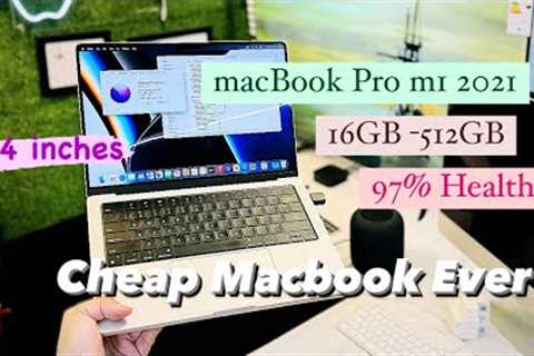 MacBook Pro 2021, 16GB-512GB, 97% Health