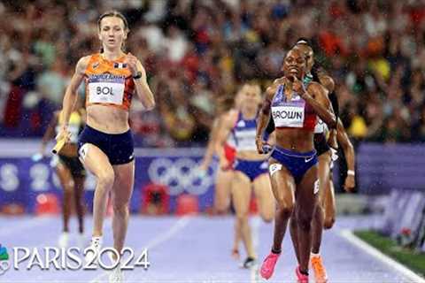 Femke Bol TURNS ON THE JETS in dramatic conclusion to 4x400 mixed relay | Paris Olympics